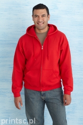 Gildan Bluza mska z kapturem na zamek Heavyweight 270g